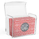 Greek Key Stationery in Acrylic Holder Image 1 of 2